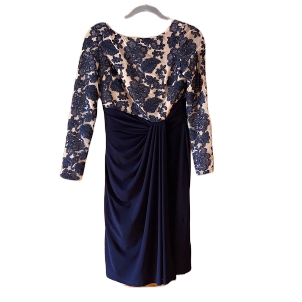 Ralph Lauren Navy Formal Dress